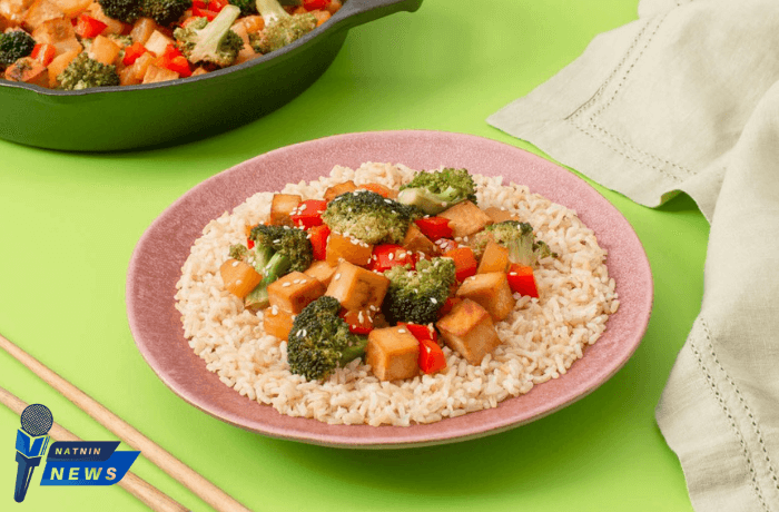 Stir-Fried Tofu with Vegetables & Brown Rice